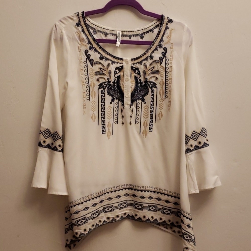 Molio Relio blouse boho  with embroidery